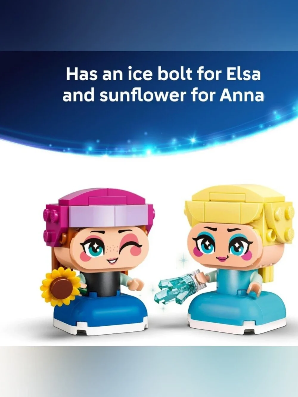 Lego NWT Frozen Disney Mini Anna & Elsa Figures Ages 5+ 65 Pieces